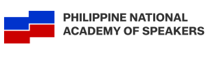 philippine national academy of speakers logo header